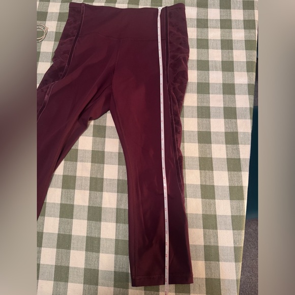 Lululemon Wunder Under Crop High-Rise Flocked Leggings - Picture 8 of 11